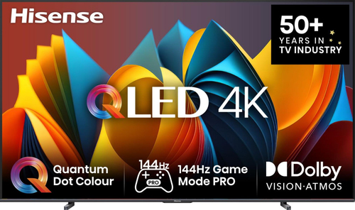 Телевизор 100" (254 см) Hisense 100E7NQ PRO (Direct LED,QLED,4K UltraHD,Wi-Fi,120Гц,VIDAA,HDMIх4,USB