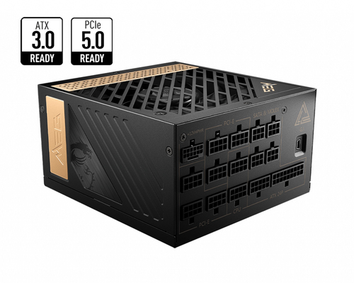 Блок питания ATX 1300W MSI MEG Ai1300P PCIE5 (306-7ZP4A11-CE0) 80 Plus Platinum
