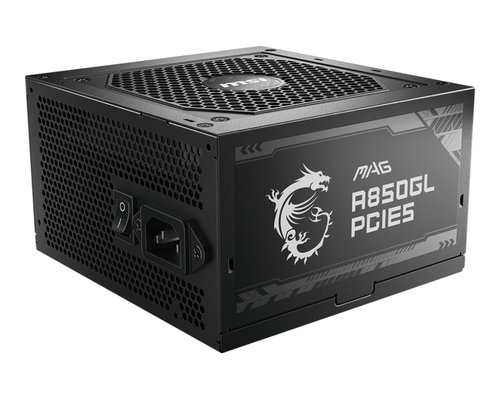 Блок питания ATX 850W MSI MAG A850GL 80+ Gold (Full modular, 1x24pin 2x8pin 4x6+2pin 1x12vhp)