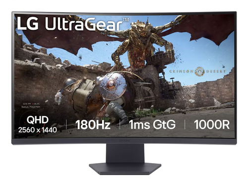 LCD монитор 31.5" LG 32GS60QC-B VA WQ 180Hz 1ms Black