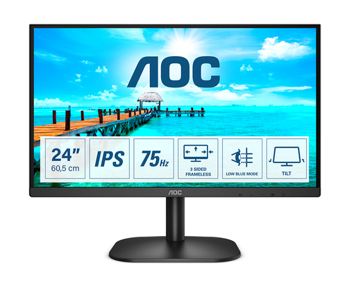 23.8" Монитор AOC 24B2XD черный