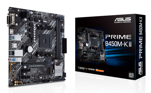 Мат.плата Socket AM4 ASUS B450M-K