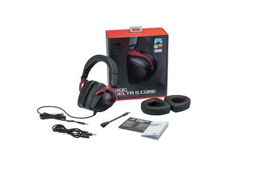 Гарнитура ASUS ROG Delta S Core черные (3.5 mm jack, PC,PlayStation 4,Xbox One,Nintendo Switch,7.1)