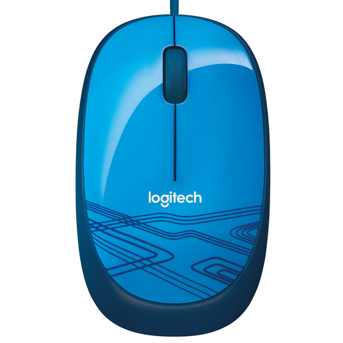 Мышь оптическая Logitech M105 blue USB