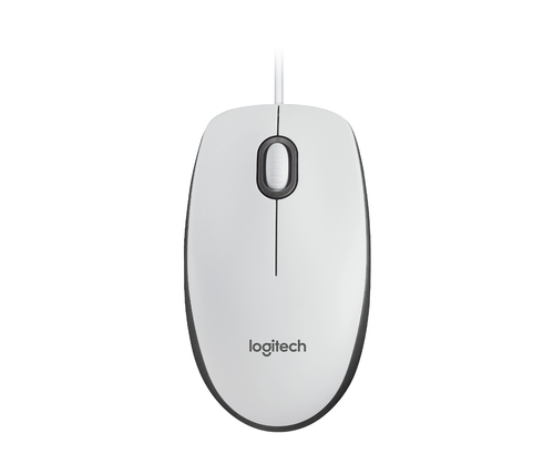 Мышь оптическая Logitech M100 NEW White, USB