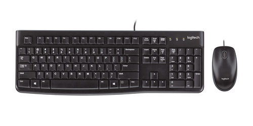 Комплект (клавиатура+мышь) Logitech Desktop MK120, USB
