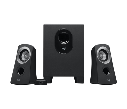 Колонки Logitech Z-313 2.1 черный/ серебристый 25Вт