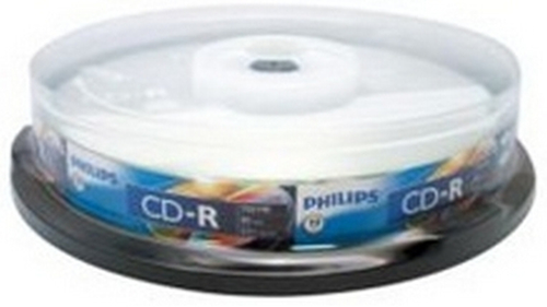 Диск CD-R Philips 700 Mb, 52х, Cake Box
