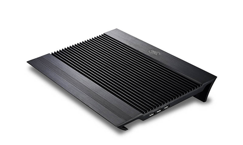 Подставка для охлаждения ноутбука 17" Deepcool N8 Black (380x278x55мм,25дБ,3xUSB,2x140ммFAN,1244г)