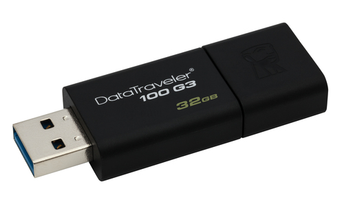 USB-флеш-накопитель 32Gb Kingston DataTraveler 100 G3,USB 3.0, черный