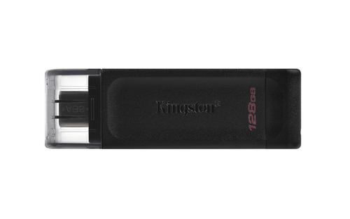 USB Flash накопитель 128Gb Kingston DataTraveler 70 DT70/128GB USB3.2 черный