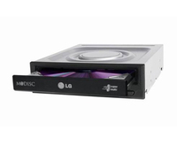 Оптический привод LG GH24NSD5 черный SATA внутренний
