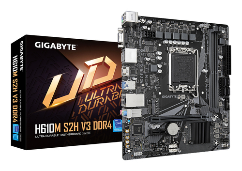 Материнская плата S1700 mATX GIGABYTE H610M S2H V3 DDR4