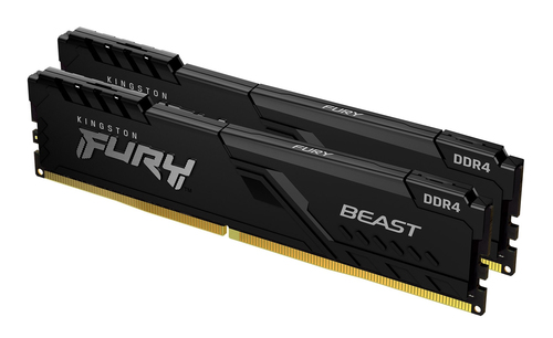 DIMM DDR4 32768Mb (2x16Gb) PC25600 3200MHz Kingston Fury Beast Black CL16 1.35В