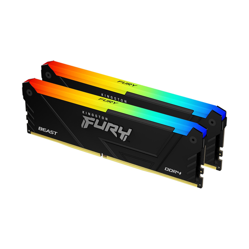 DIMM DDR4 32768Mb PC28800 32Gb (2x16) 3600MHz Kingston FURY Beast Black RGB KF436C18BB2AK2/32