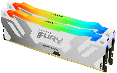 DIMM DDR5 32768Mb 2x16Gb 7200MHz Kingston Fury Renegade White RGB KF572C38RWAK2-32 CL38 1.45 В