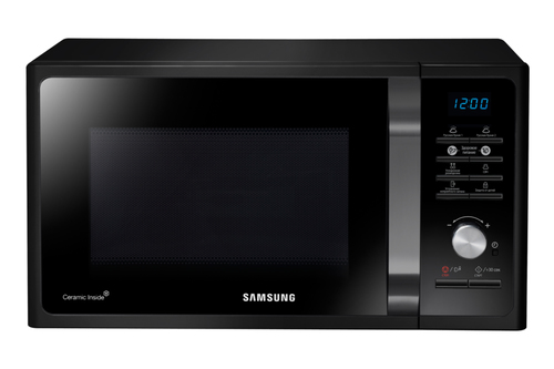 Микроволновая печь Samsung MS23F302TAK черный,23л,800Вт,переключатели-поворотный тактовый механизм/к