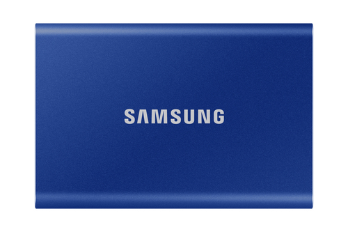 Накопитель SSD USB 1Tb Samsung T7 (USB 3.2 Gen2, RW1050-1000MB/s, Blue)