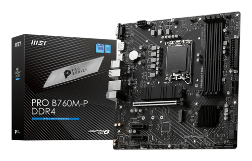 Материнская плата S1700 mATX MSI PRO B760M-P DDR4
