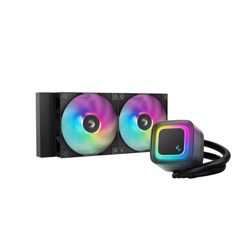 СВО Deepcool LE240 V2 (240мм, жидкостное охлаждение, черный)