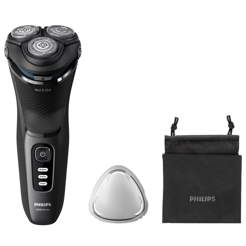 Бритва роторная Philips S3244/12 черный