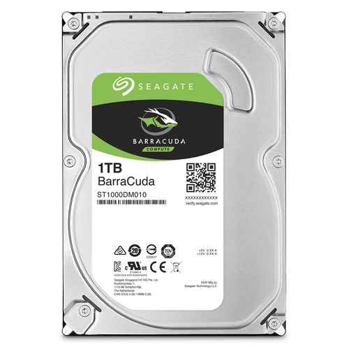 Накопитель HDD 3,5" SATAIII 1Tb Seagate ST1000DM010, 64MB ,7200 RPM