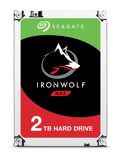 Накопитель HDD 3.5" SATA-III 2Tb SEAGATE NAS Ironwolf (5900rpm) 64Mb