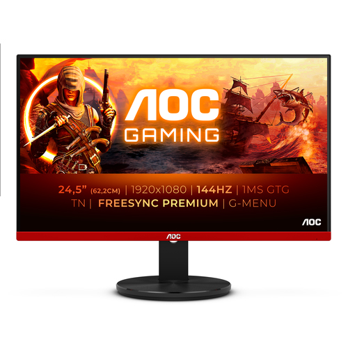 Монитор AOC 24.5" G2590FX [144Hz, 1920x1080, TN, 1 ms GtG, 400 cd/m2, 170/160, FreeSvnc Premiu 