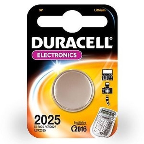 Батарейка Duracell CR2025 BL2 Lithium 3V (2 шт.)