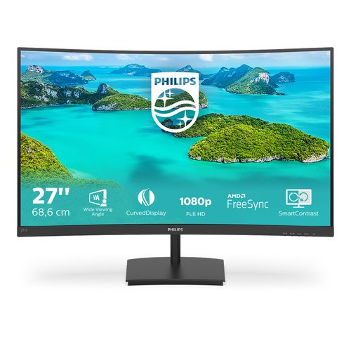 LCD монитор 27" Philips 271E1SCA/00 Black FHD VA 75Hz