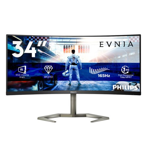 LCD монитор 34" PHILIPS 34M1C5500VA/00 Black 