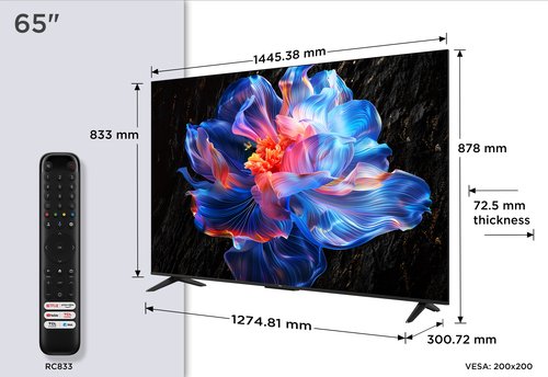 Телевизор 65" TCL 65P6K