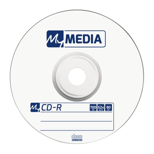 Диск CD-R MyMedia 700Mb 52x Pack wrap 69204