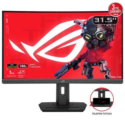 LCD монитор 31.5" ASUS XG32WCS VA 2K 180GHz 1ms