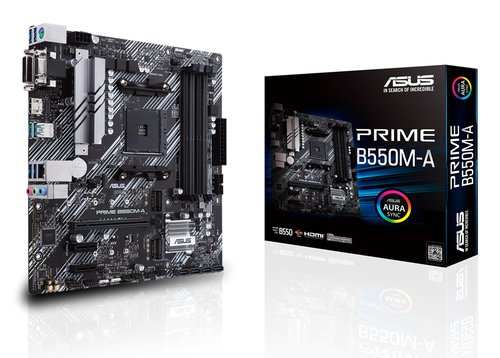 Материнская плата AM4 ASUS PRIME B550M-A