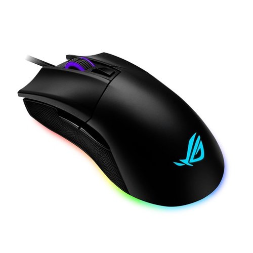 Игровая мышь ASUS ROG Gladius II Origin (RGB LED,6 кнопок,12000 dpi,black,USB,90MP00U1-B0UA00) 