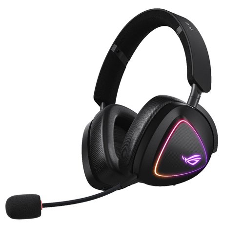 Гарнитура беспроводные ASUS A701 ROG DELTA II (2.4GHz/BT,3.5mm,315g,20Hz~20kHz,RGB Lighting,Black)