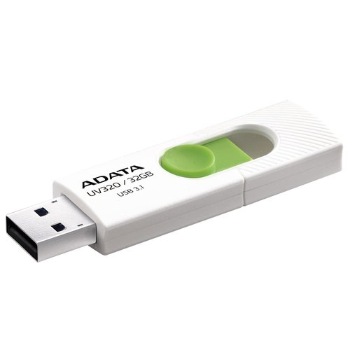 USB-флеш-накопитель 32Gb A-Data UV320 AUV320-32G-RWHGN USB3.2 белый/зеленый