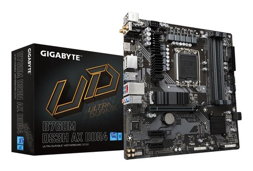 Материнская плата S1700 mATX GigaByte B760M DS3H AX DDR4