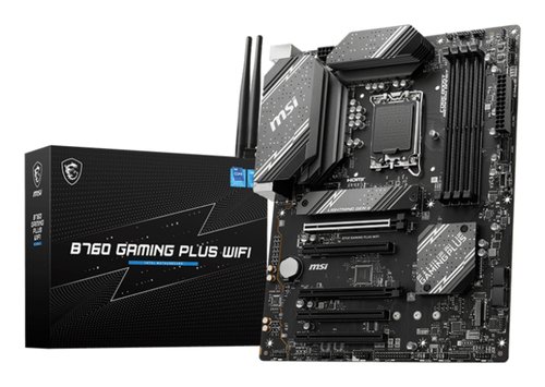 Материнская плата MSI B760 GAMING PLUS WIFI (LGA1700, B760, 4×DDR5, Wi-Fi, BT, ATX)
