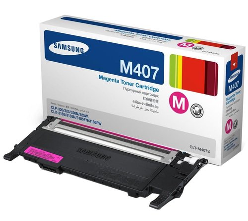 Картридж Samsung CLT-M407S Magenta (для CLP-320/320N/325/CLX-3185/3185N/3185FN) 1000стр.