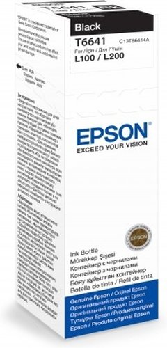 Чернила (С13Т66414А) Dye для EPSON L100/L300 (Black) 100мл
