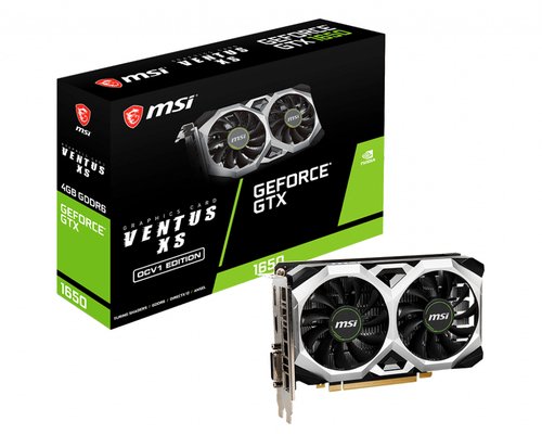Видеокарта MSI GeForce GTX 1650 Ventus XS OC V1 4GB