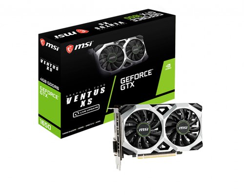 Видеоадаптер PCI-E 4096Mb GeForce GTX1650 MSI D6 VENTUS XS