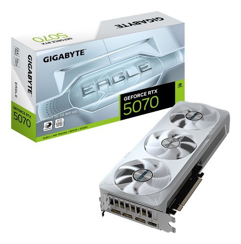 Видеокарта Gigabyte GeForce RTX 5070 Eagle OC Ice SFF 12GB