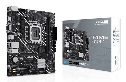 Материнская плата S1700 mATX Asus Prime H610M-D (2xDDR5/4800)