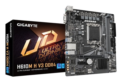 Материнская плата S1700 mATX GIGABYTE H610M H V3 DDR4