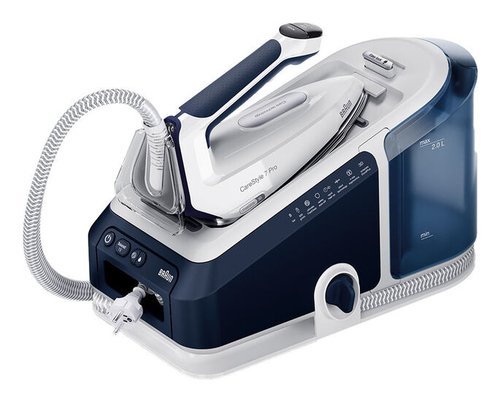 Парогенератор Braun CareStyle 7 Pro IS7282BL белый (2700 Вт/анодированный алюминий/2000 мл/600 г/мин