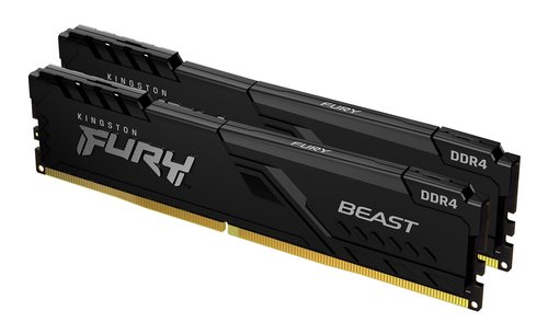 DIMM DDR4 8Gb (2x4) 3200МГц Kingston FURY Beast Black CL16