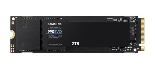 Накопитель SSD Samsung 990 EVO (2000GB, PCIe 4.0 x4, M.2 2280, NVMe, R/W 5000/4200)